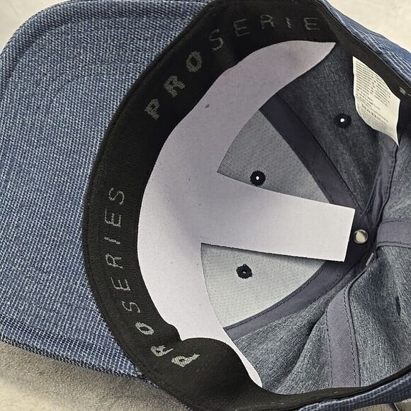PGA‎ Tour Pro Series Script Logo Adjustable Strap Golf Hat Blue One Size Cap - Picture 11 of 12